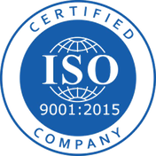 ISO 9001:2015 certified company